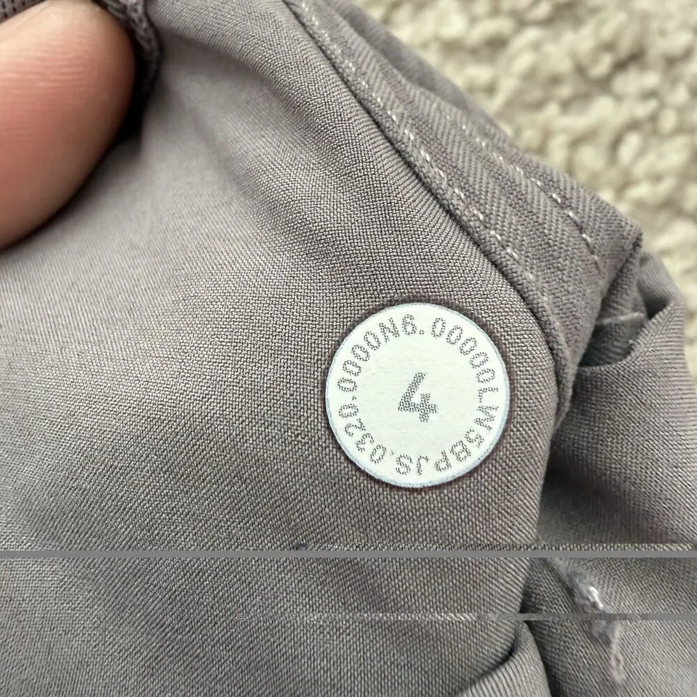 Lululemon Activewear Dance Studio Jogger Pants Gray Drawstring Stretch Pockets 4